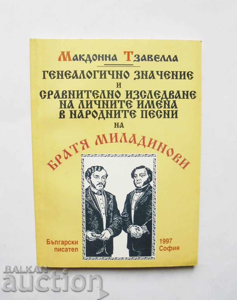 Semnificație genealogică .. frații Miladinovi - Macdonna Tzavella
