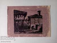 Linocut / Linocut GEORGI PENCHEV 1924 - 2014