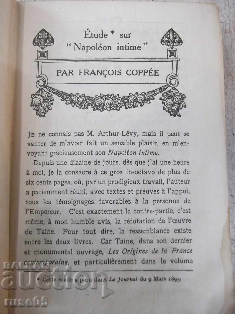 The book "Napoléon intime - Arthur-Lévy" - 576 pages. with price 15.00 BGN | € 7.67 The book "Napoléon intime - Arthur-Lévy" - 576 pages. with price 15.00 BGN | € 7.67