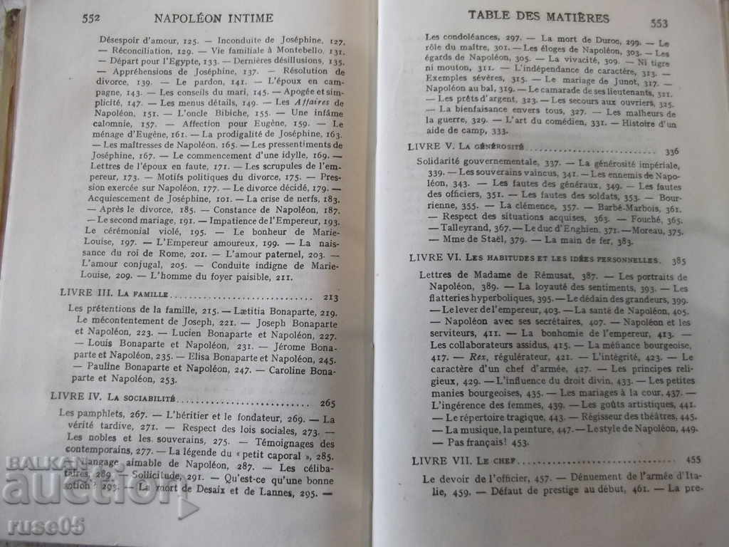 The book "Napoléon intime - Arthur-Lévy" - 576 pages. - 5 The book "Napoléon intime - Arthur-Lévy" - 576 pages. - 5
