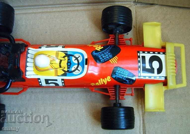 Racing rally car toy trolley sheet metal and plastic with price 30.00 BGN | € 15.34
