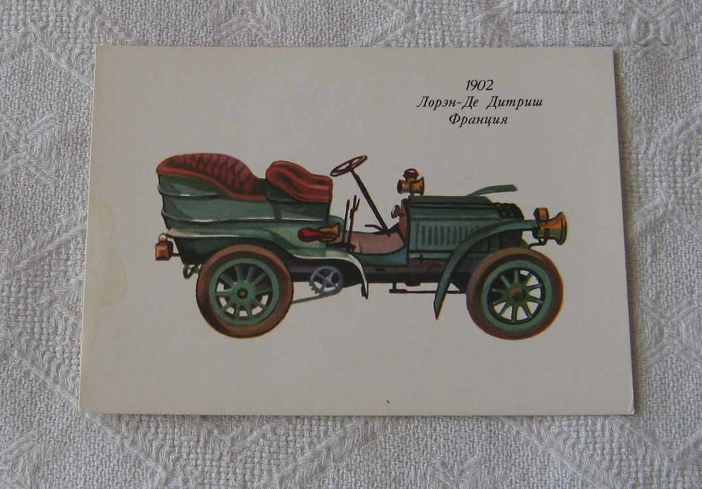LOREN DE DETRICH'S CAR FRANCE 1902 P.K.