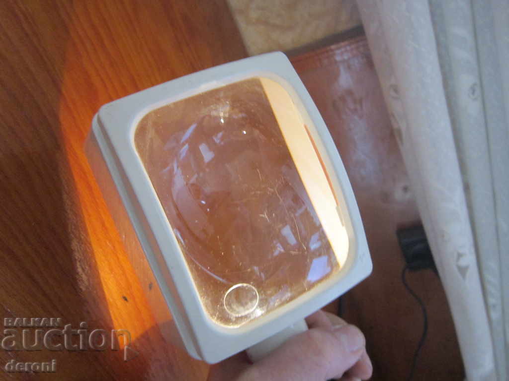 Unique German magnifying glass lamp with light 7.0 Diopt - 6 Unique German magnifying glass lamp with light 7.0 Diopt - 6