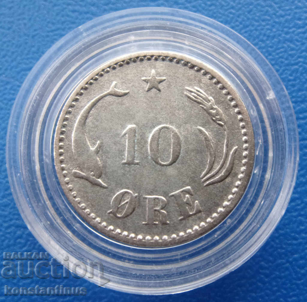 Danemarca 10 Pole 1891 Argint Rare cu preț € 14.32 | 28.01 BGN Danemarca 10 Pole 1891 Argint Rare cu preț € 14.32 | 28.01 BGN