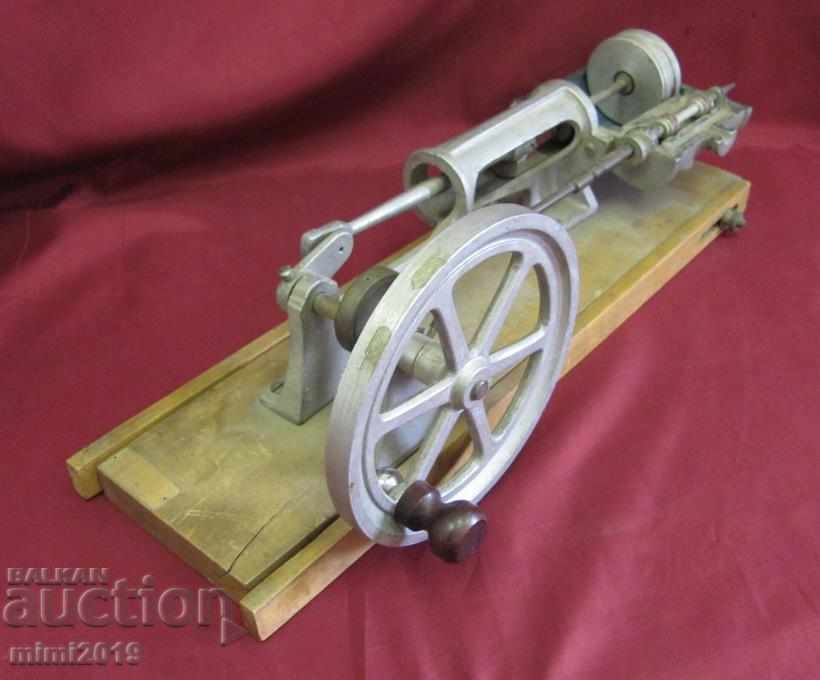 Auction 19th Century Act Model of Metal and Wood Engine Auction 19th Century Act Model of Metal and Wood Engine