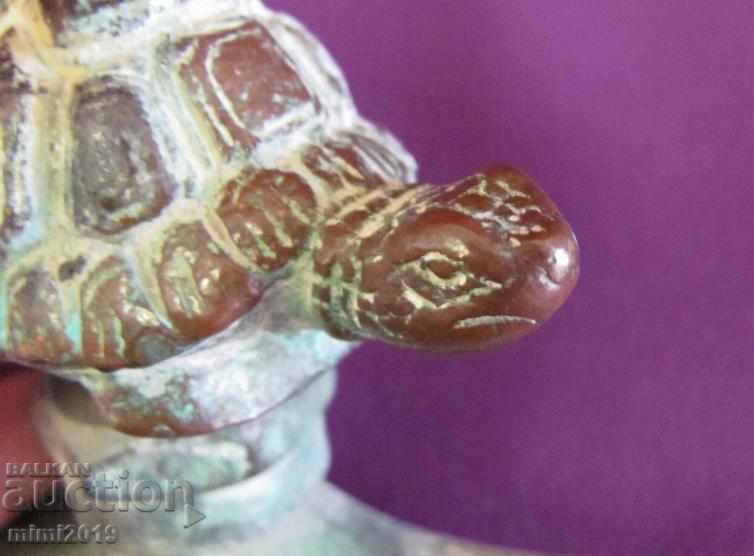 19th century Bronze Turtle for Water Turtle very rare - 7 19th century Bronze Turtle for Water Turtle very rare - 7
