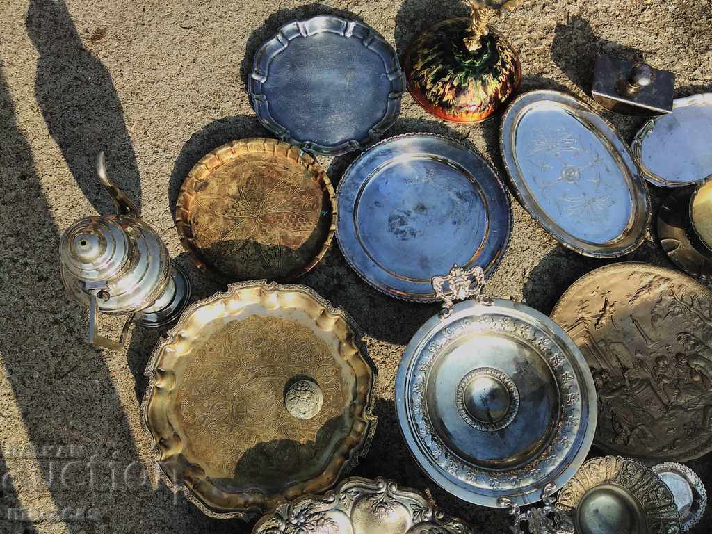 Silver plated dishes with price 249.00 BGN | € 127.31 Silver plated dishes with price 249.00 BGN | € 127.31