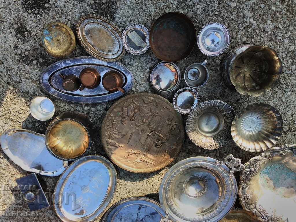 Auction Silver plated dishes Auction Silver plated dishes