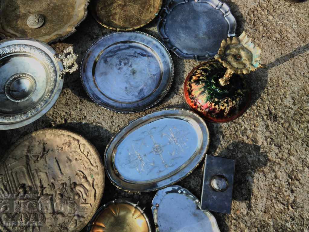 Silver plated dishes - 5 Silver plated dishes - 5