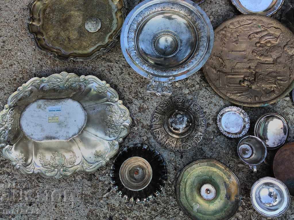 Silver plated dishes - 6 Silver plated dishes - 6