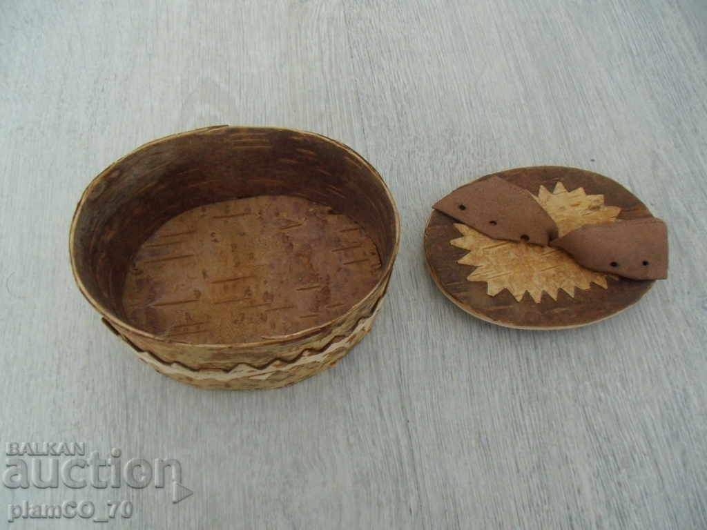 Auction № * 5094 old wooden / birch / box Auction № * 5094 old wooden / birch / box