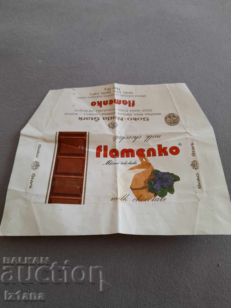 Old Chocolate Flamenko Packaging Old Chocolate Flamenko Packaging
