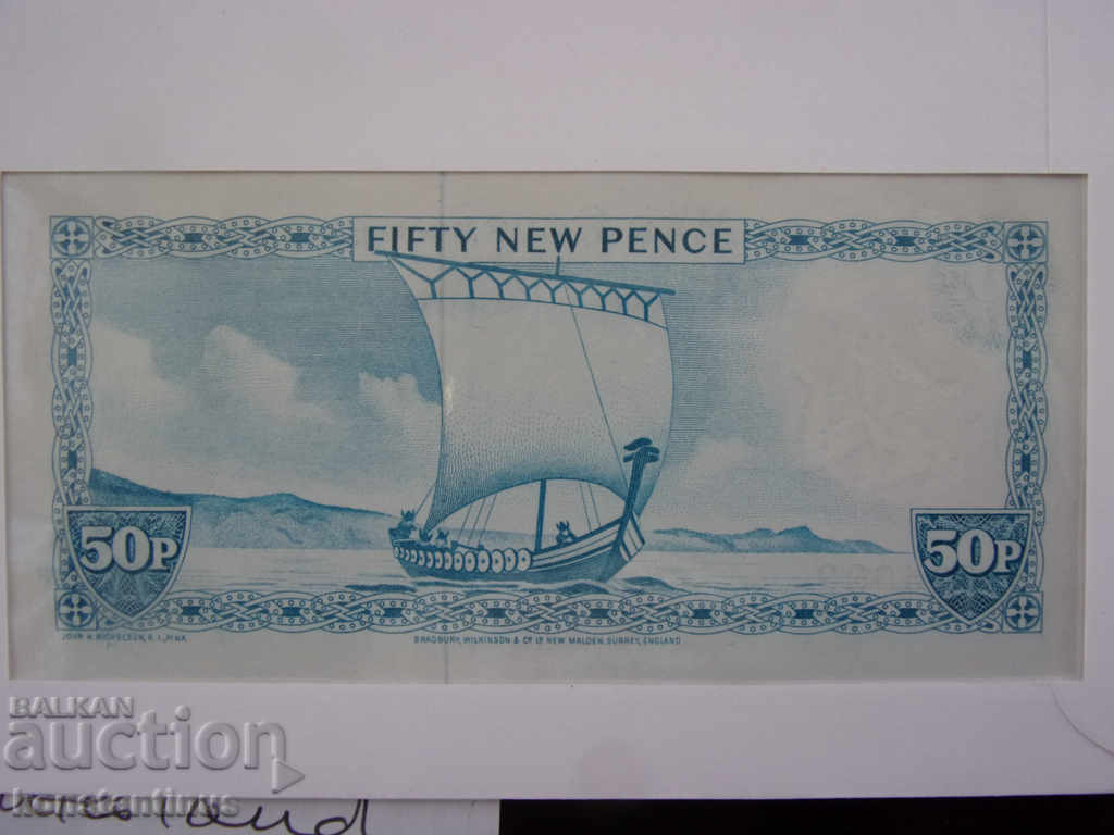 Παράδοση o.Man 50 πένες 1983 Φάκελος με τραπεζογραμμάτιο NUMISBRIEFE