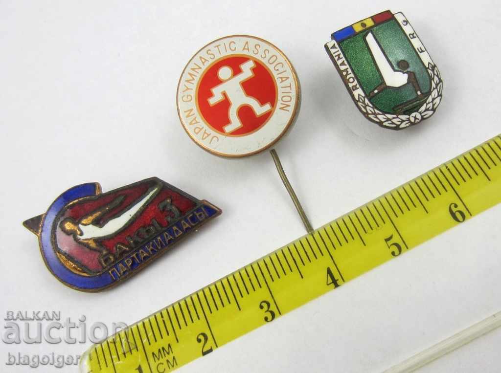OLD SPORTS BADGE - JAPAN GYMNASTICS FEDERATION with price 7.90 BGN | € 4.04 OLD SPORTS BADGE - JAPAN GYMNASTICS FEDERATION with price 7.90 BGN | € 4.04