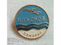 Old football badge FC N. Laskov Pomorie, Bulgaria