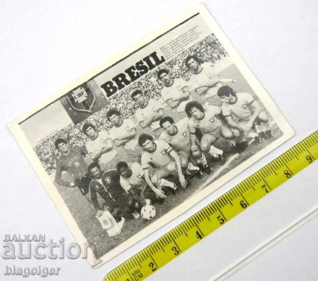 Auction  OFFICIAL OLD PHOTO-BRAZIL-BRAZIL-FOOTBALL TEAM