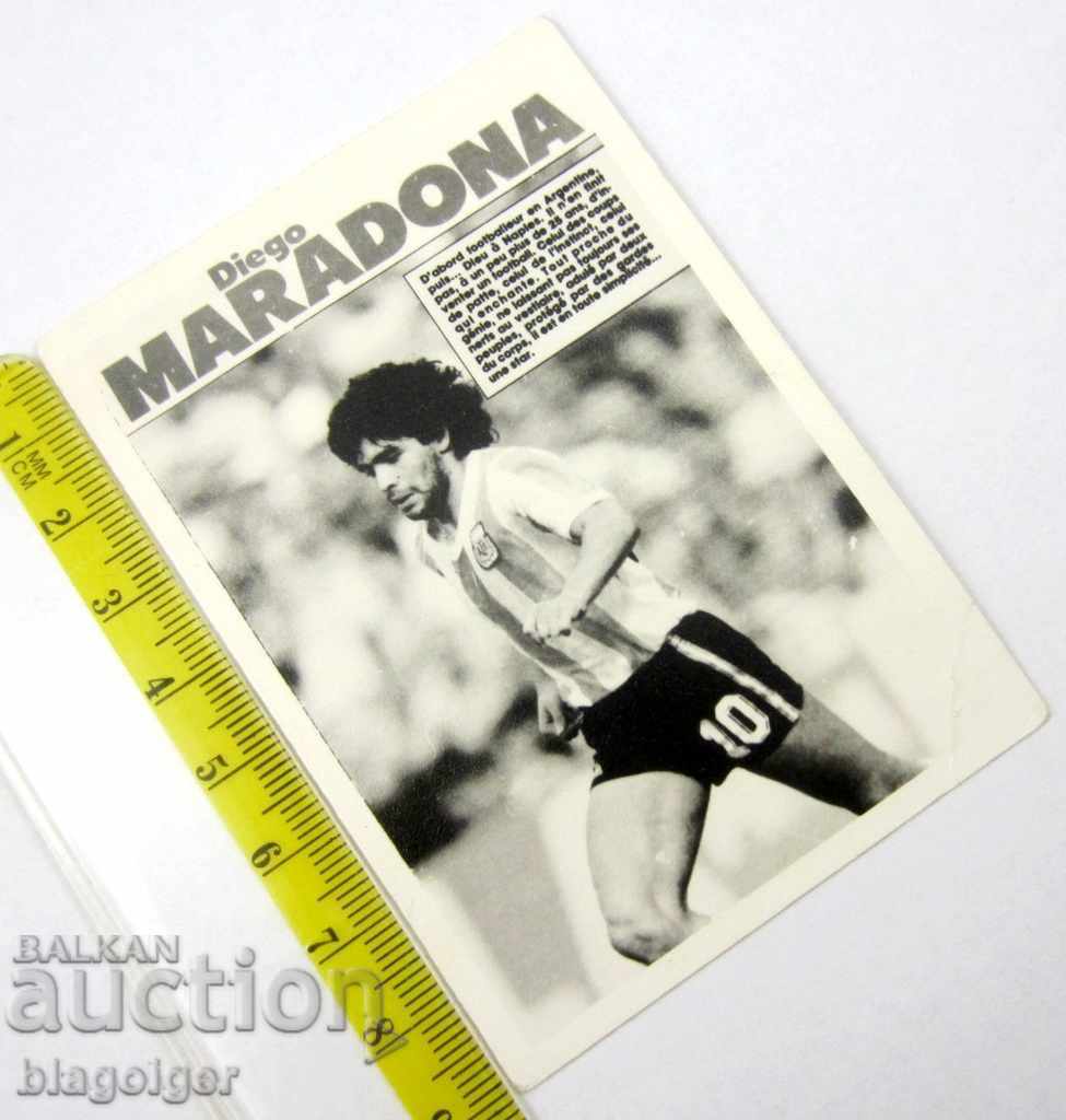 OFFICIAL OLD PHOTO-DIEGO MARADONA-FOOTBALL - 5 OFFICIAL OLD PHOTO-DIEGO MARADONA-FOOTBALL - 5
