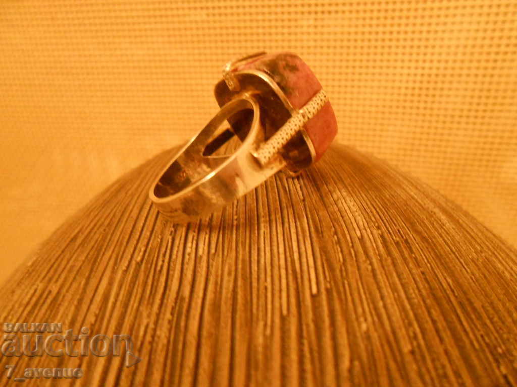 Δαχτυλίδι ασημένιο με ΡΟΔΟΝΙΤΗ, 26.02.2021 - 5 Δαχτυλίδι ασημένιο με ΡΟΔΟΝΙΤΗ, 26.02.2021 - 5