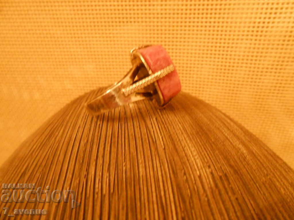 Δαχτυλίδι ασημένιο με ΡΟΔΟΝΙΤΗ, 26.02.2021 - 6 Δαχτυλίδι ασημένιο με ΡΟΔΟΝΙΤΗ, 26.02.2021 - 6