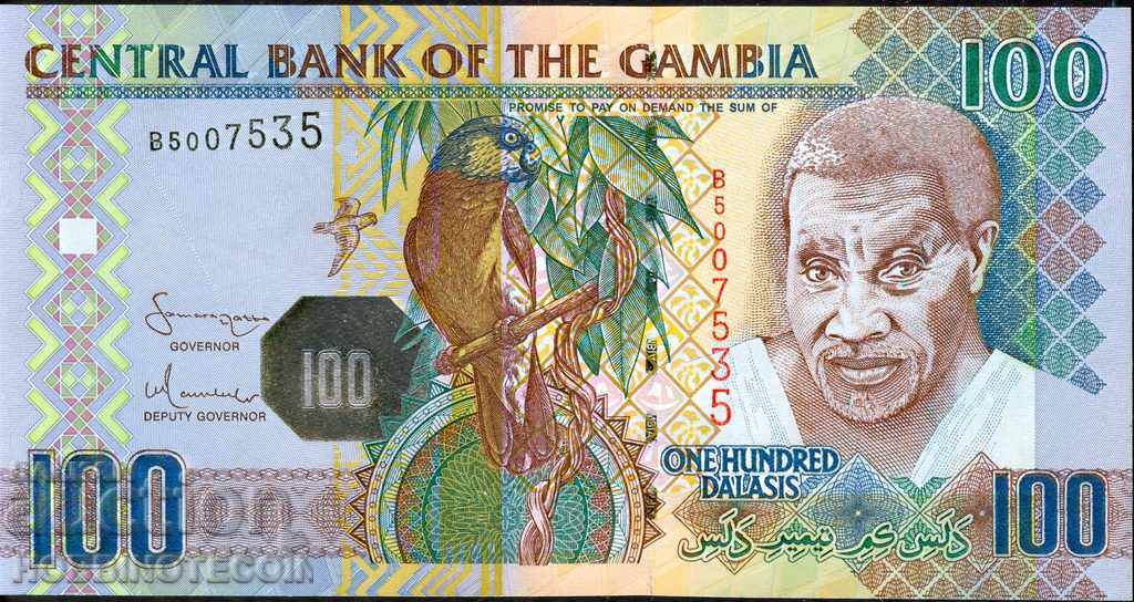 ГАМБИЯ GAMBIA 100 Даласи емисия issue 2006 НОВА UNC
