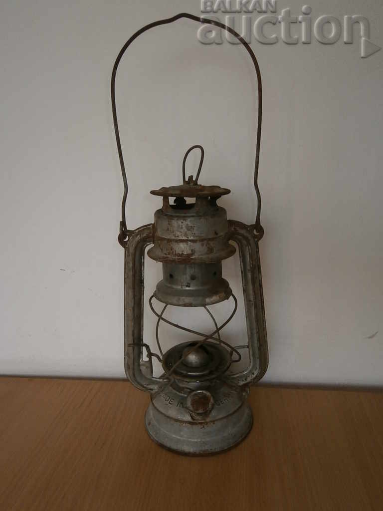 antique gas lantern BAT 158 MADE IN GERMANY