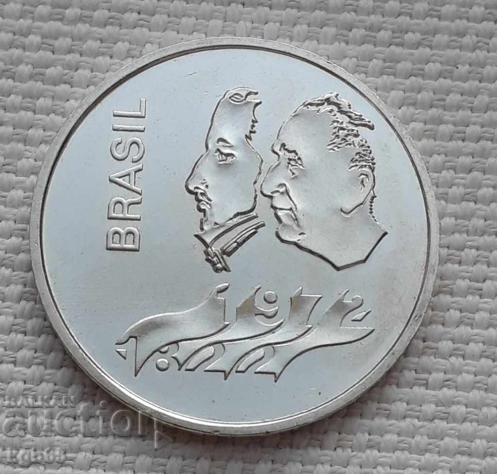 20 крузейро 1972 г. Бразилия . Сребърна монета.