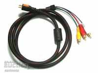 Information cable HDMI M-3RCA M, 1.5m