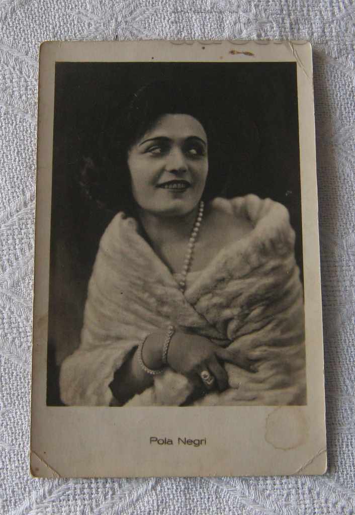 PAULA NEGRI ACTRESS HOLLYWOOD 1922 P.K.