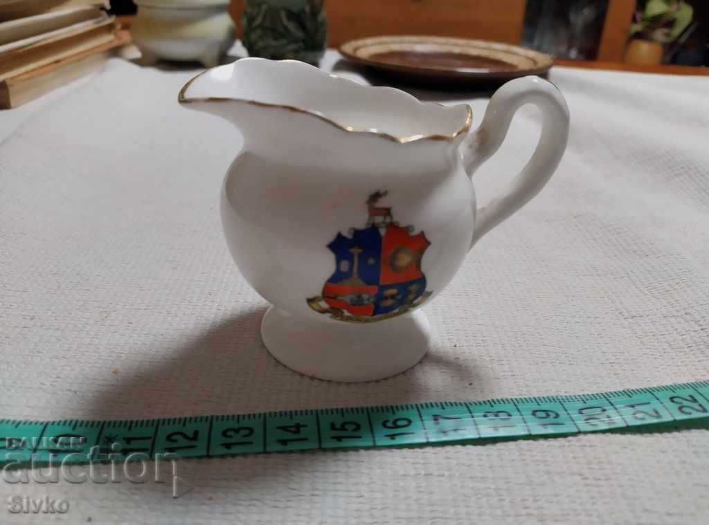 English Porcelain Coat of Arms Collection Milk Jug