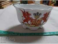 Saussure English porcelain coat of arms for collection