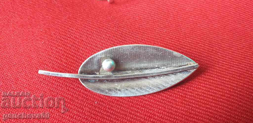 Аукцион Уникална сребърна брошка 30те год.на миналия век и пръстен