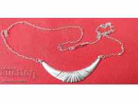 Old Silver Horn of Plenty Necklace