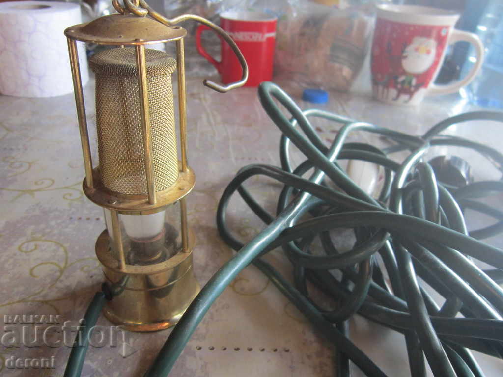 Аукцион Старина подвижна бронзова лампа фенер