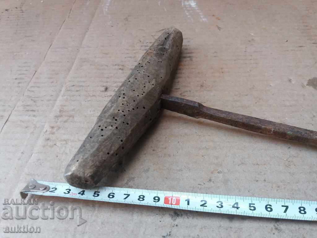 Unealtă veche de tâmplărie - burghiu - 5