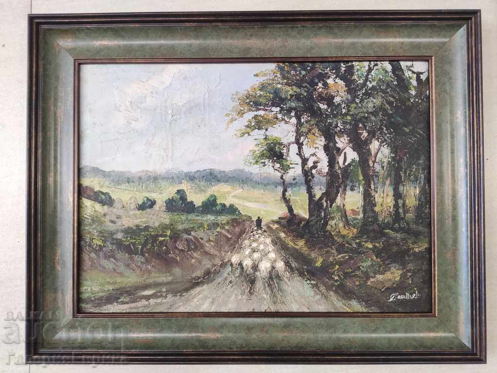 Glavchev old oil painting MBK