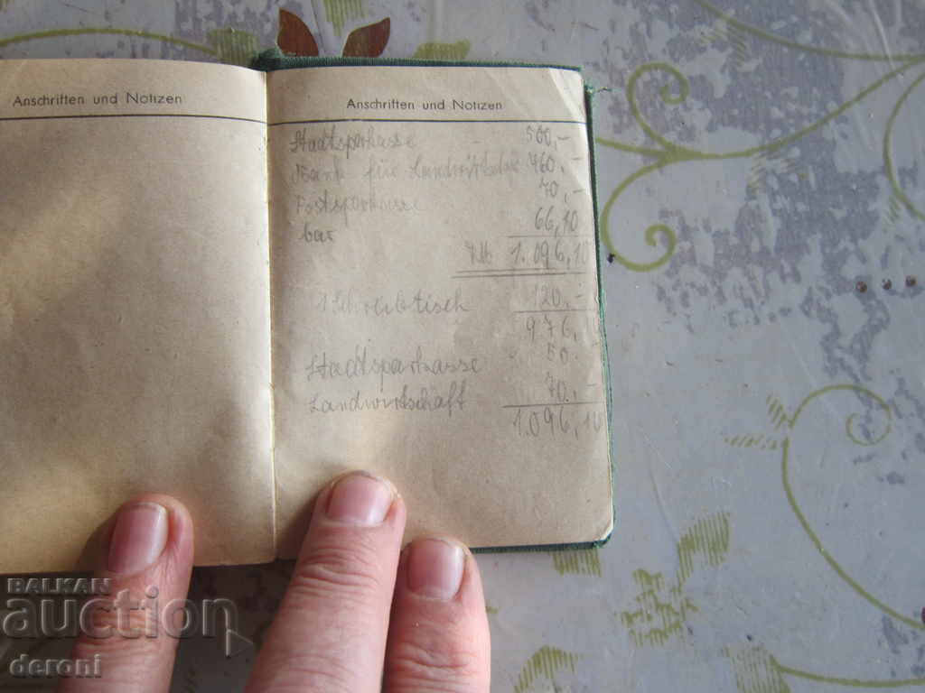 German calendar 3 Reich 1944 with four-leaf clover - 6 German calendar 3 Reich 1944 with four-leaf clover - 6