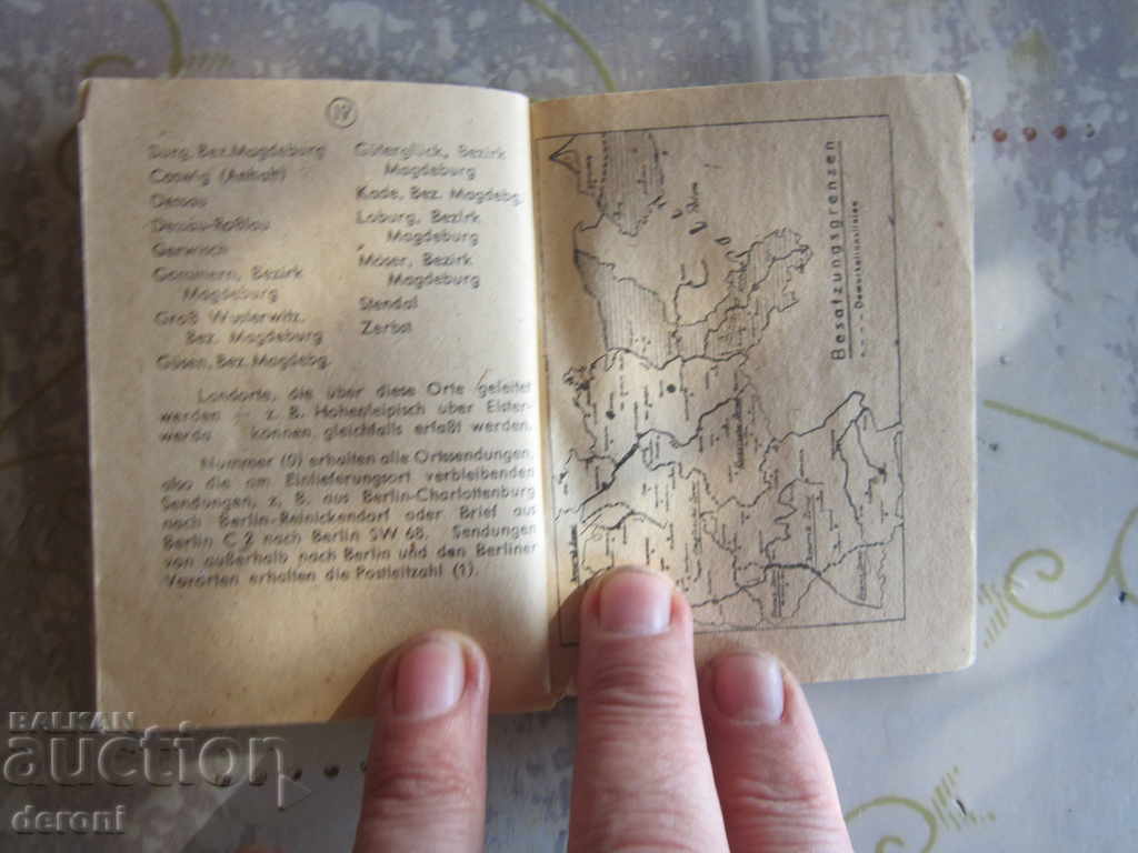 Unique German occupation calendar 1946 - 5 Unique German occupation calendar 1946 - 5