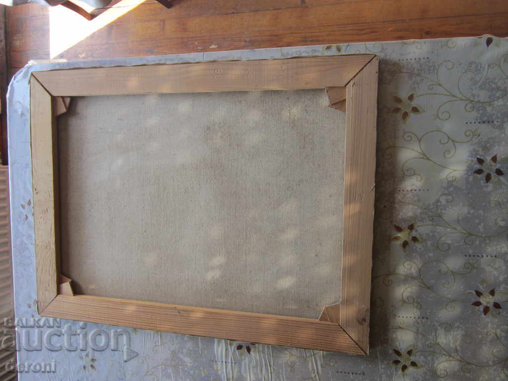 Стара картина Портрет на жена масло върху платно подписана - 7 Стара картина Портрет на жена масло върху платно подписана - 7