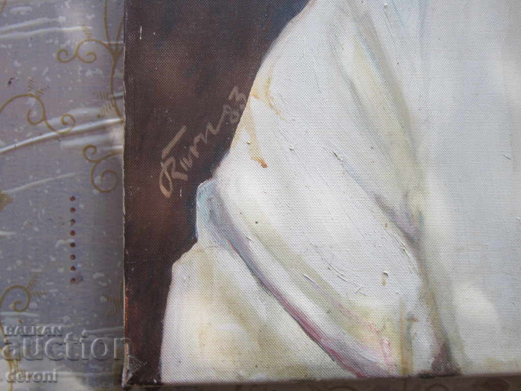 Auction Old painting Portrait of a man oil on canvas signed Auction Old painting Portrait of a man oil on canvas signed