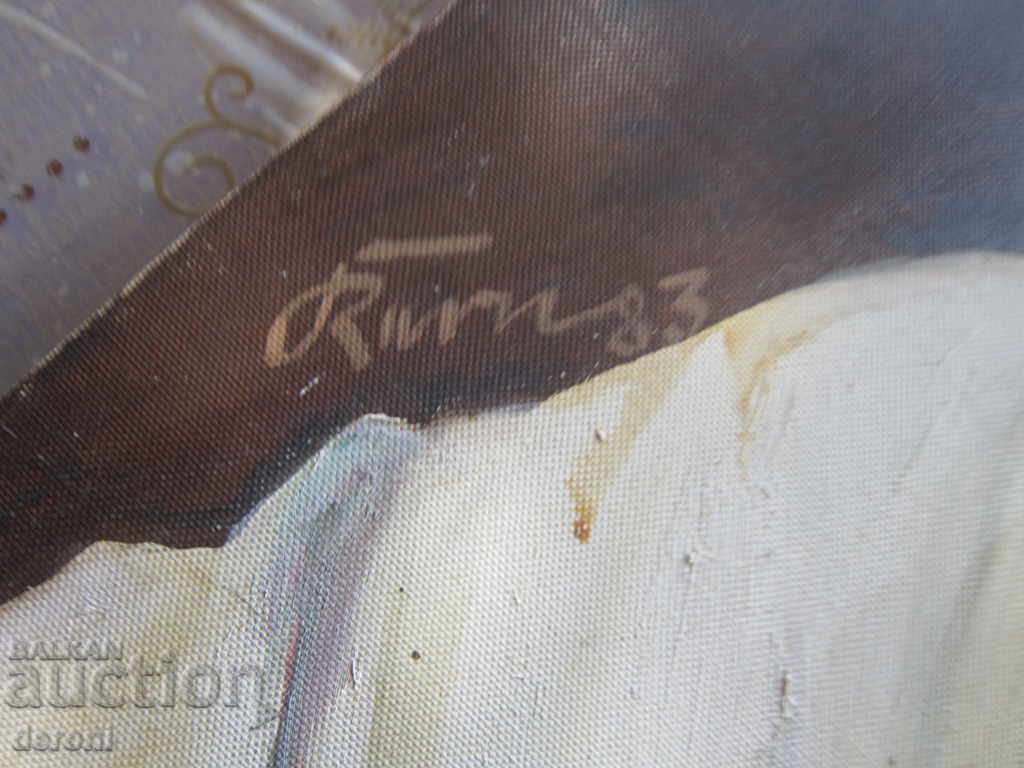 Delivery of Old painting Portrait of a man oil on canvas signed Delivery of Old painting Portrait of a man oil on canvas signed