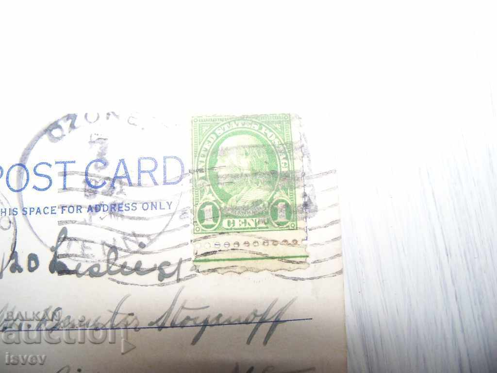 Delivery of Old postcard from Tennessee, USA 1931. Highland fall Delivery of Old postcard from Tennessee, USA 1931. Highland fall