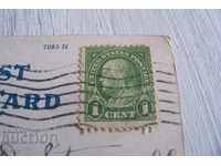 Very rare stamp 1 cent, Benjamin Franklin 1931.