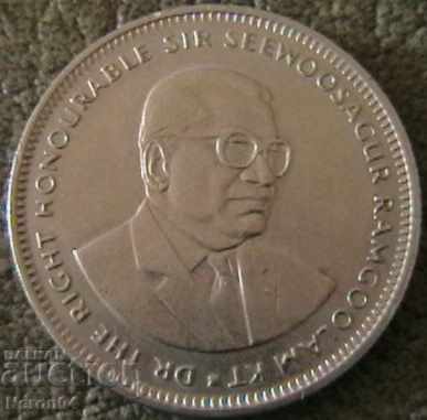 1 rupie 1987, Mauritius 1 rupie 1987, Mauritius