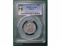 Bulgaria 1913 - 1 lev (certificat PCGS) AU58