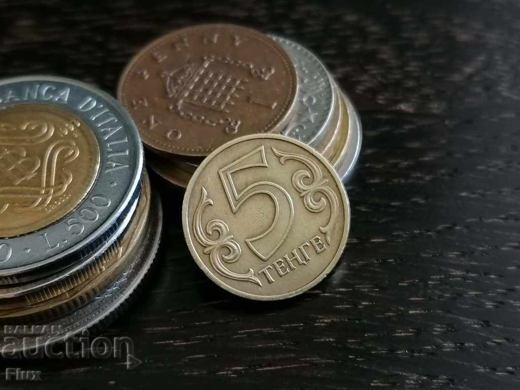 Monedă - Kazahstan - 5 tenge 2002