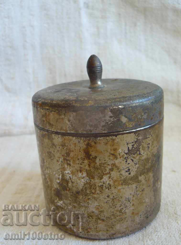 Old metal medical - pharmacy box