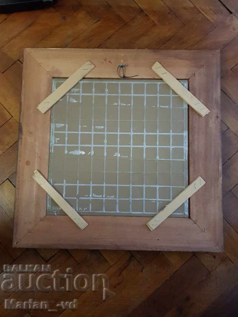 Hand painted ceramic tile with signature with price 80.00 BGN | € 40.90