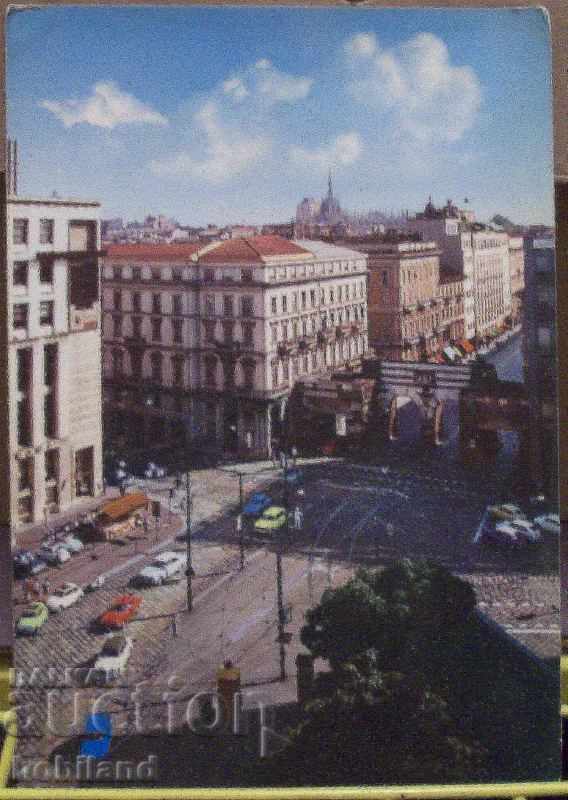 Пощенска картичка-Милано 1969