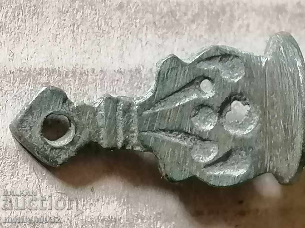 Livrarea Sigiliu de bronz otoman vechi Unic Livrarea Sigiliu de bronz otoman vechi Unic