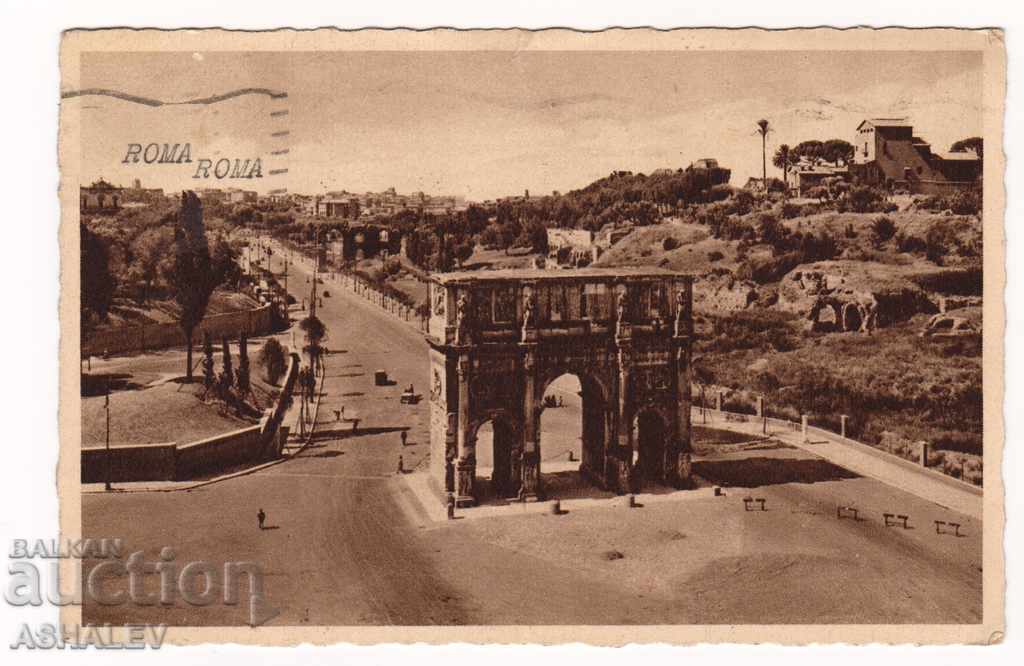 Ιταλία - Ρώμη / ηλικιωμένος ταξιδιώτης 1937 /